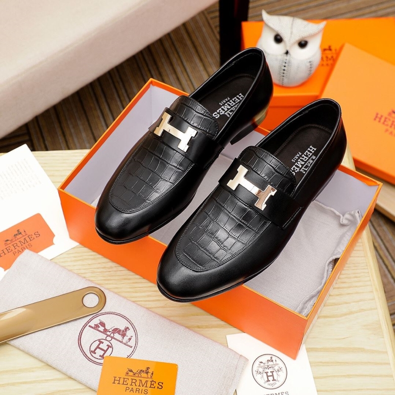H**mes leather shoes